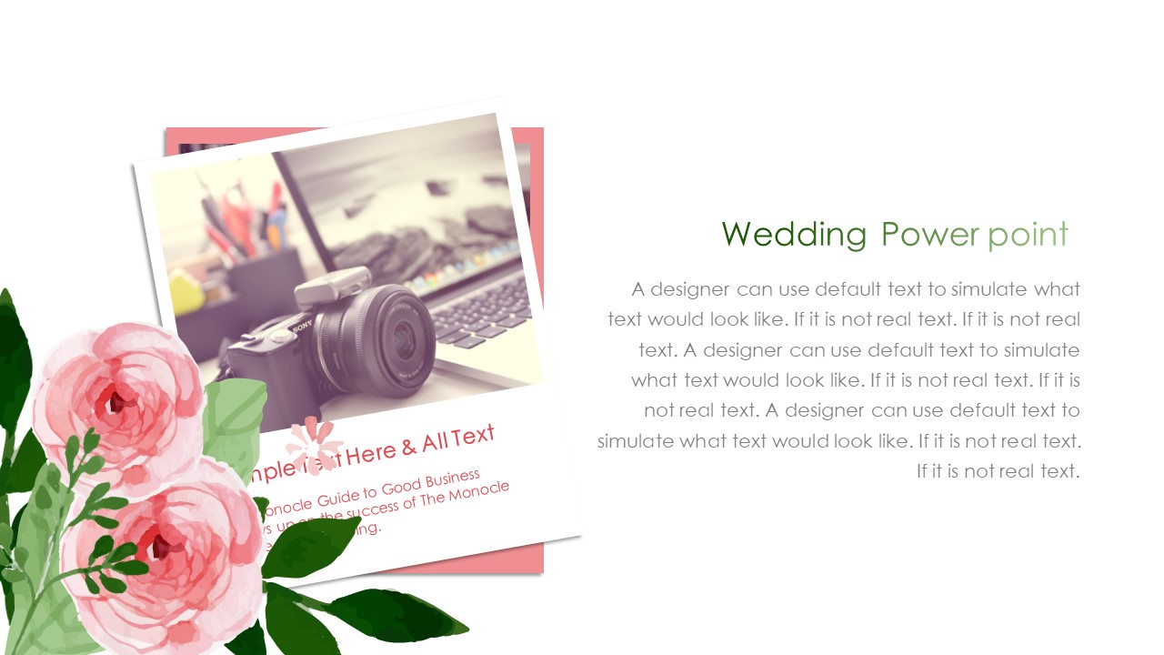 童话婚礼主题ppt模板