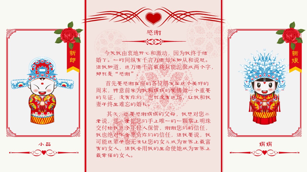 婚礼成长相册ppt模板