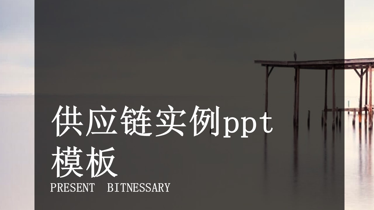 供应链实例ppt模板