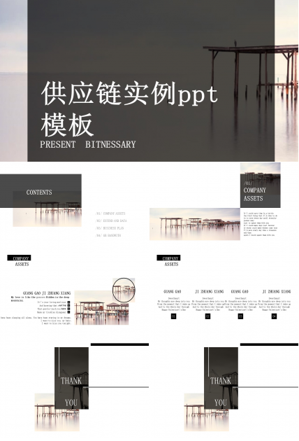 供应链实例ppt模板