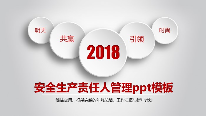 安全生产责任人管理ppt模板