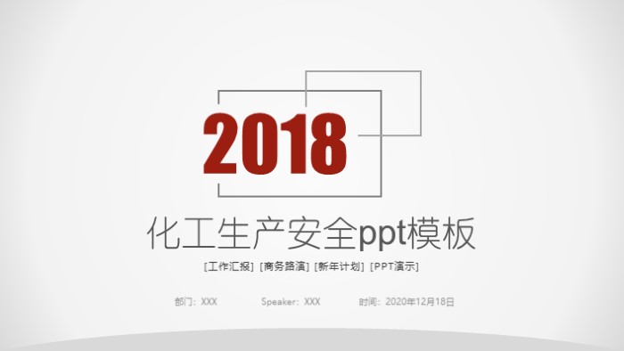 化工生产安全ppt模板