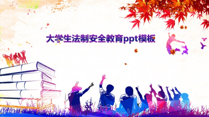 大学生法制安全教育ppt模板