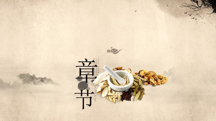 中医药管理ppt模板