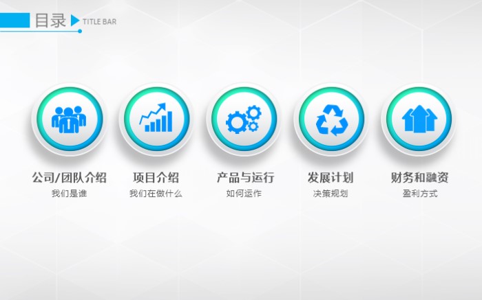 环保家居商业计划书ppt模板