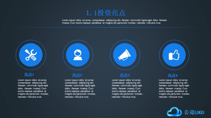 产品融资商业计划书ppt模板