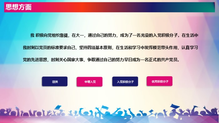 研究生申请奖学金ppt模板