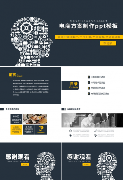 电商方案制作ppt模板