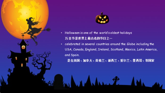 万圣节主题派对ppt模板