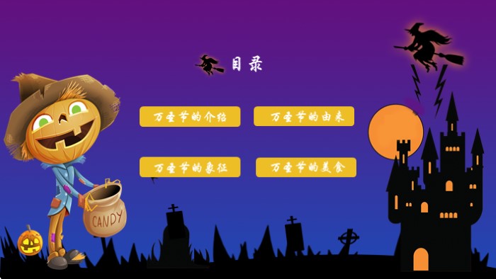 万圣节主题派对ppt模板