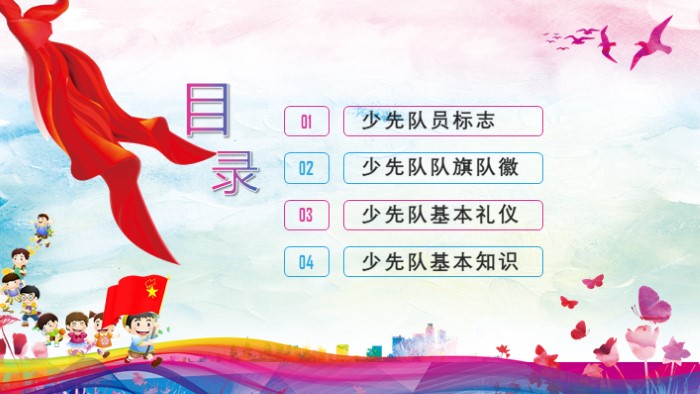 小学生文明礼仪班会ppt模板