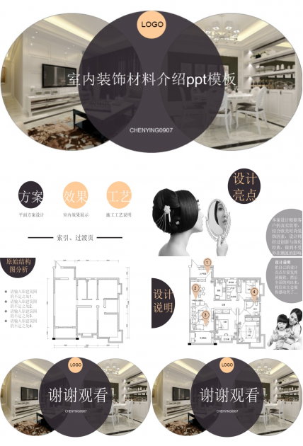 室内装饰材料介绍ppt模板
