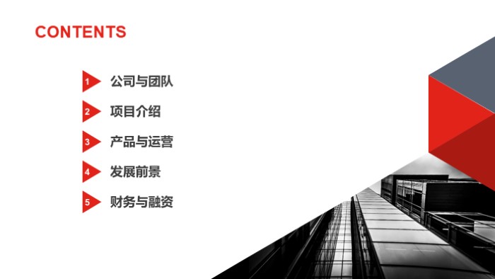 餐饮企业商业计划书ppt模板