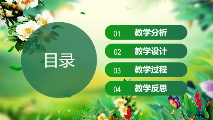 高中英语单词公开课ppt模板