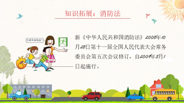 冬季防火ppt模板