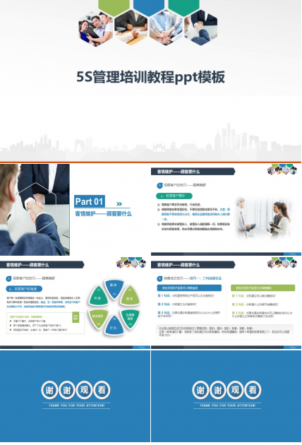 5S管理培训教程ppt模板