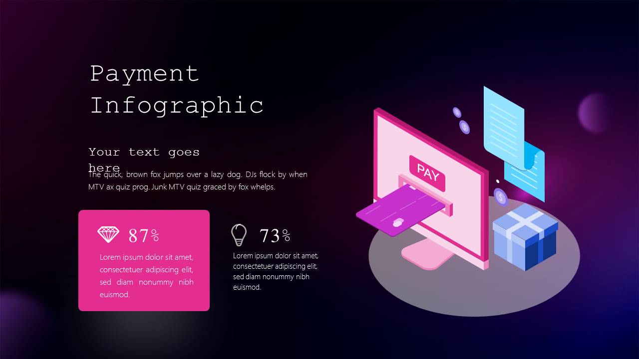 5G时代网络通信大数据科技ppt模板
