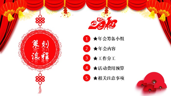 企业年会暨颁奖典礼ppt模板