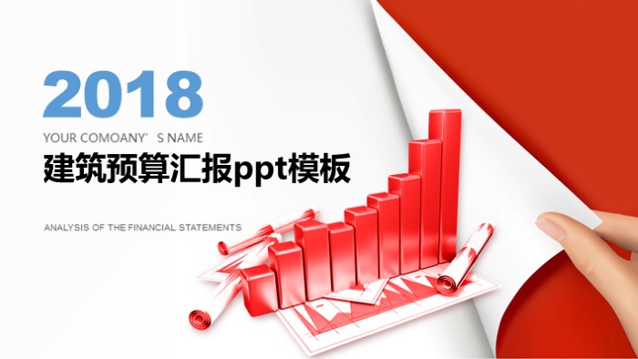 建筑预算汇报ppt模板