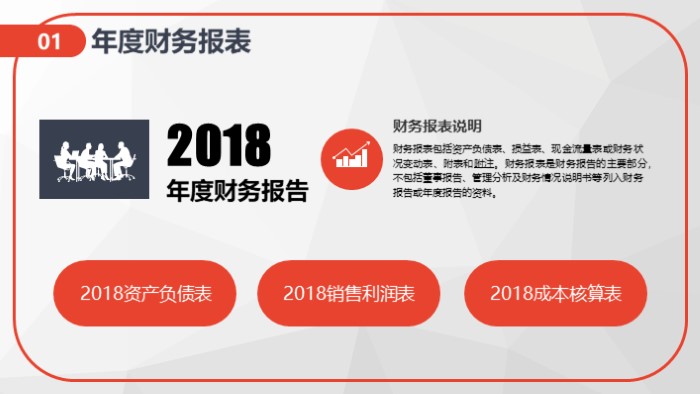 部门预算汇报ppt模板