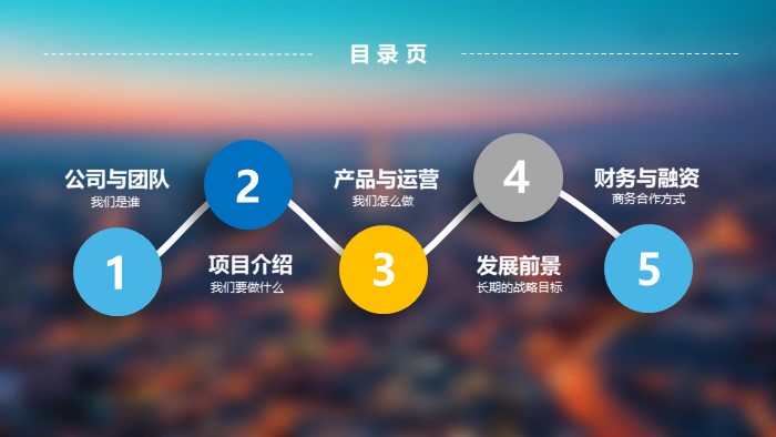 商务合作案ppt模板