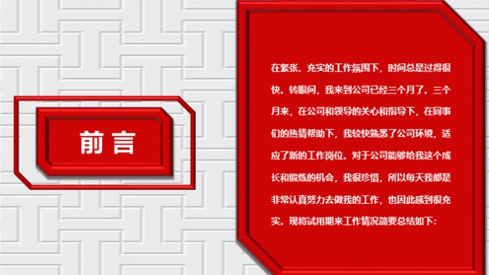 程序员试用期转正考核表ppt模板