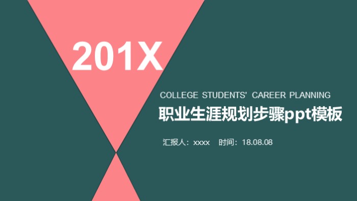 职业生涯规划步骤ppt模板