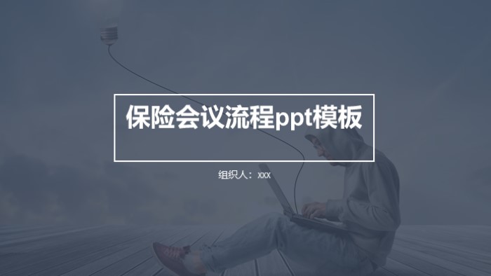 保险会议流程ppt模板