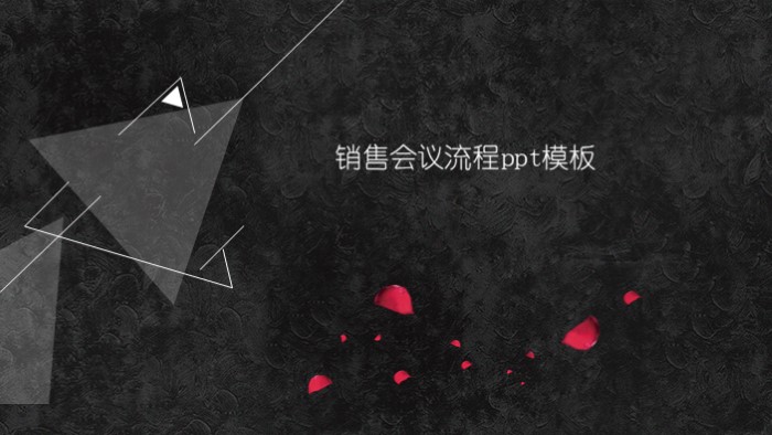 销售会议流程ppt模板