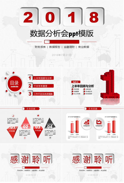 数据分析会ppt模版