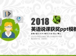 英语说课获奖ppt模板