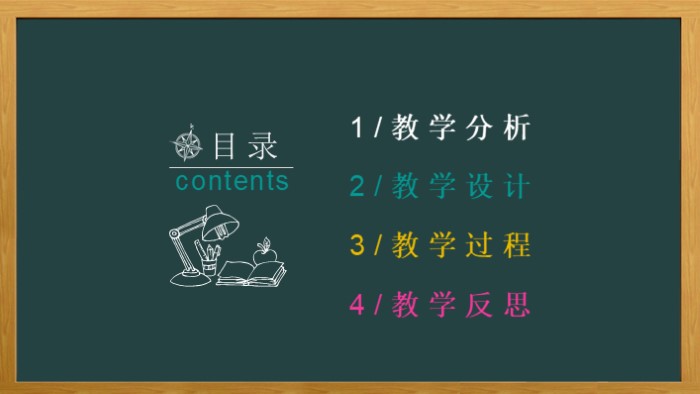 黑板风格ppt模板