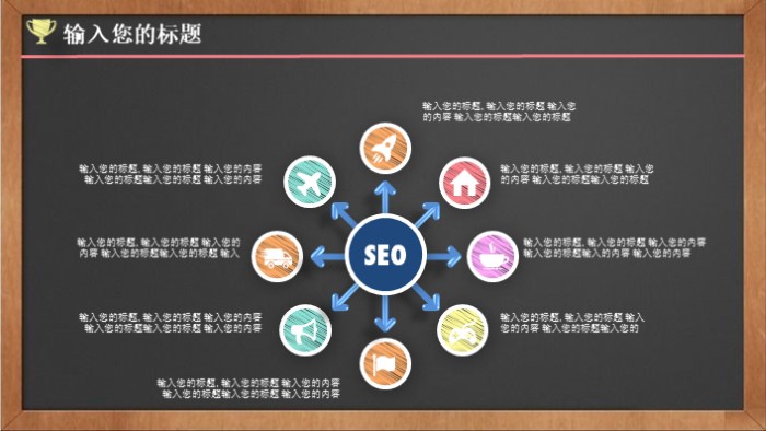 创意黑板ppt模板