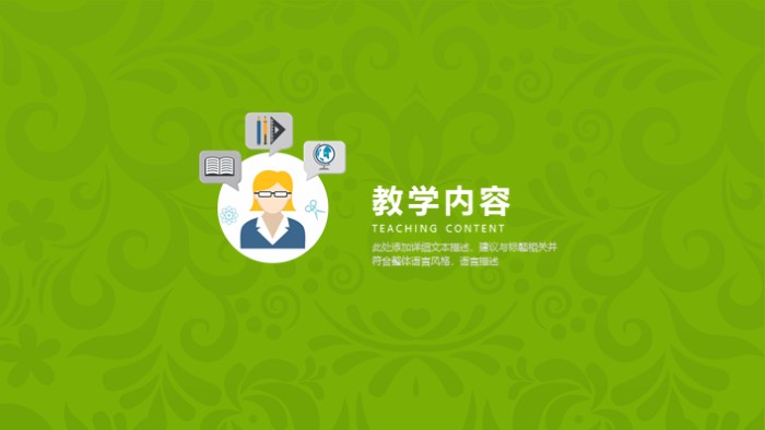 英语说课获奖ppt模板
