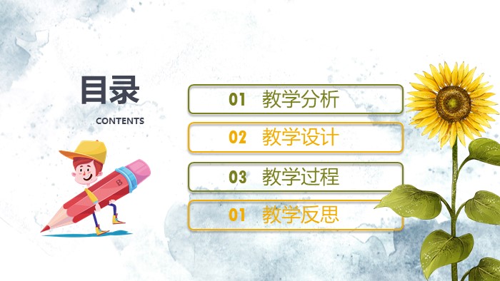 初中英语说课ppt模板