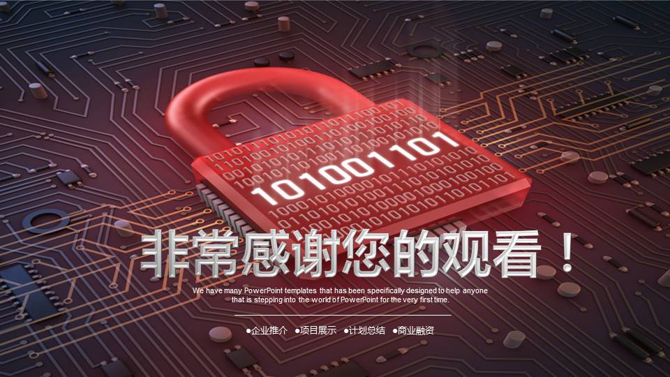 计算机软件工程网络安全ppt模版