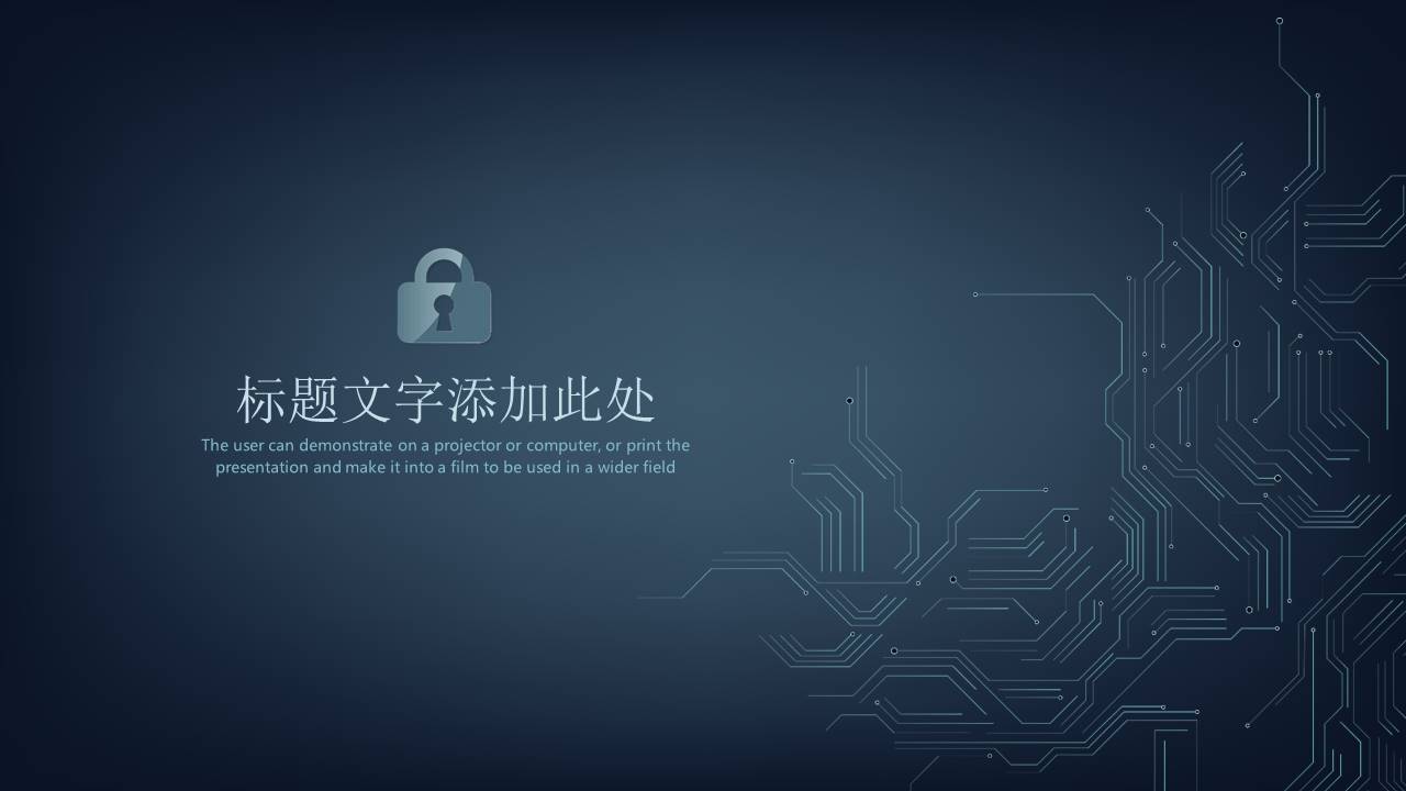 商务风网络安全项目计划书ppt模板