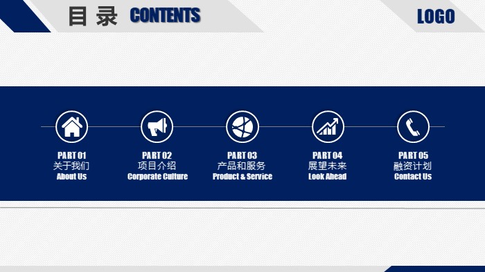 美国公司企业介绍ppt模板