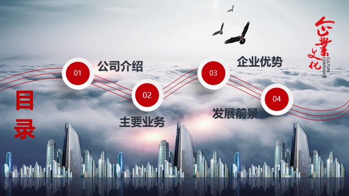 数据咨询公司介绍ppt模板