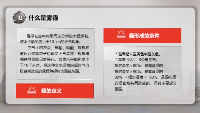 雾霾环保ppt模板