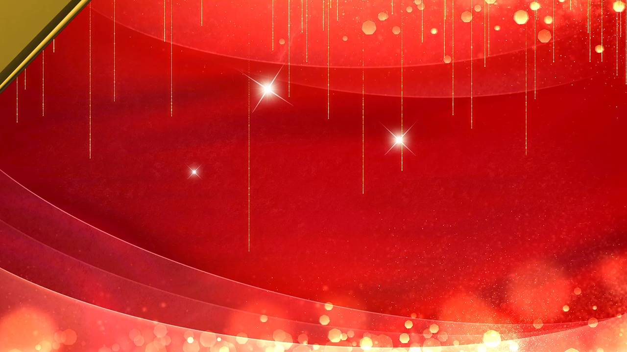 红色科技公司年终盛会年会颁奖ppt模板