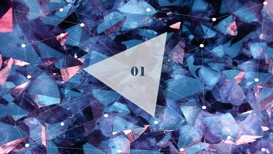 钻石切割风双十二购物节活动促销ppt模板