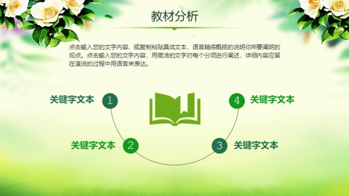 幼儿园实验类说课ppt模板