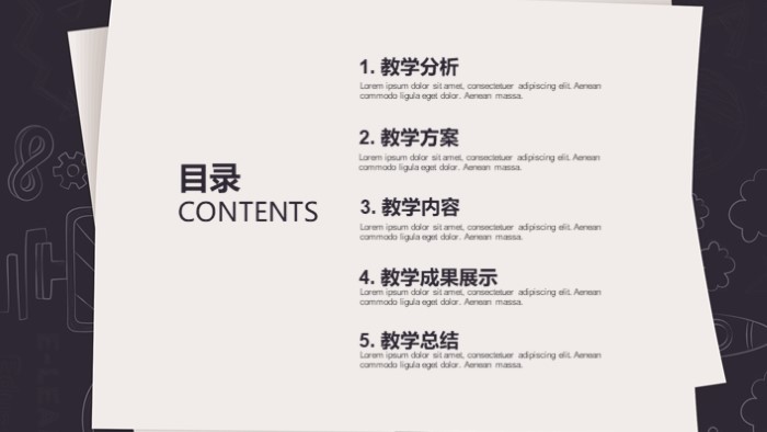 幼儿园谜语说课ppt模板