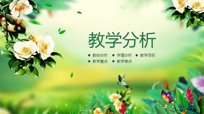 幼儿园实验类说课ppt模板