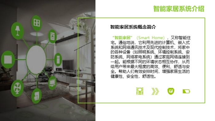 美式家居风格ppt模板