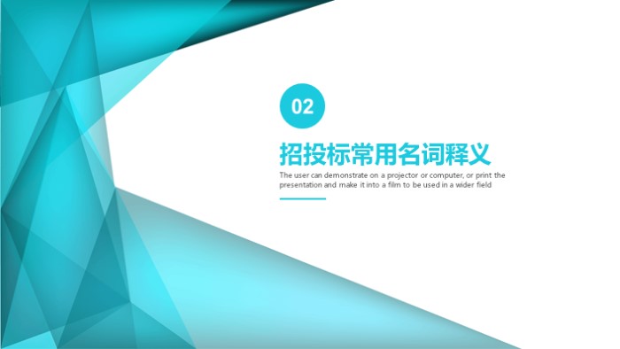 软件招标资料ppt模板