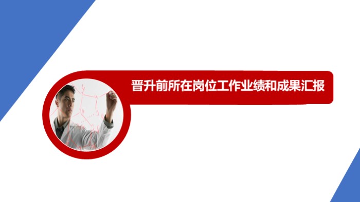 职级晋升答辩ppt模板