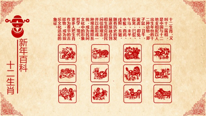 新年祝福动态ppt模板