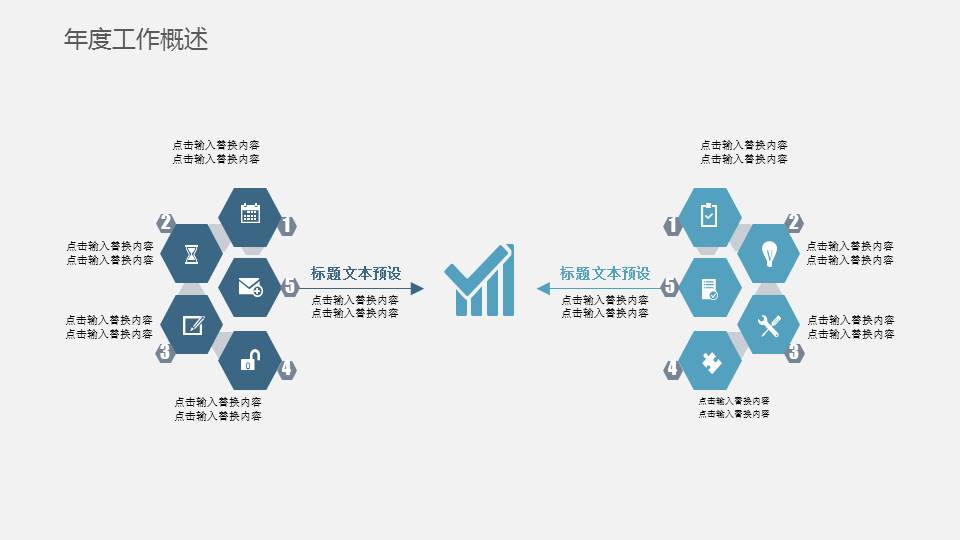 卡通简约商务工作汇报ppt模板
